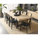 Annex Velvet Black / Natural Dining Chair, Set Of 2
